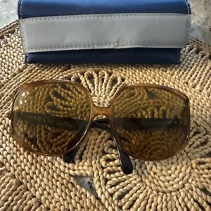 Rare Vintage 80’s Glam  Christian Dior Optyl  Oversized Sunglasses  2320 Y2K